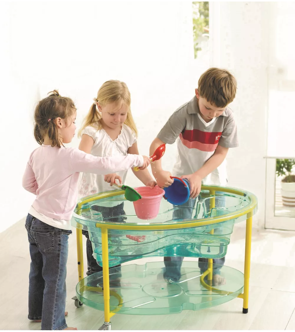 Sand and water table - Dimensions: 89x63x44-58cm, height adjustable - 299,00