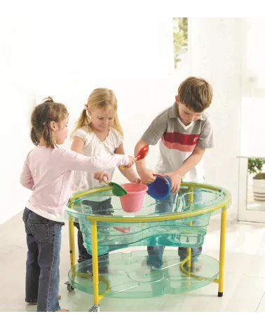 Sand and water table - Dimensions: 89x63x44-58cm, height adjustable - 299,00