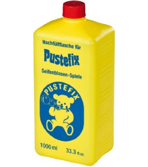 PUSTEFIX Liquido di bolla di sapone - Bottiglia di ricarica Maxi 1.000 ml, pronto per l'uso misto