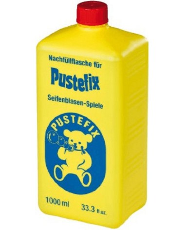 PUSTEFIX Botella de jabón líquido - Rellenar botella Maxi 1000 ml, listo para usar mezcla