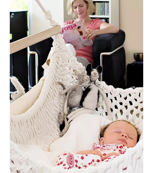 Babyschwinger Set – mitwachsende Hängewiege aus weicher Biobaumwolle 329,- €
