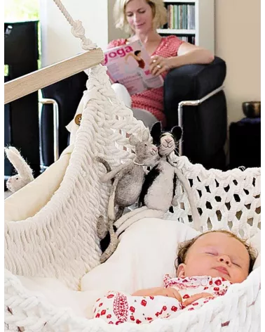 Babyschwinger Ensemble – avec plumage croissant en coton biologique doux 329,- €