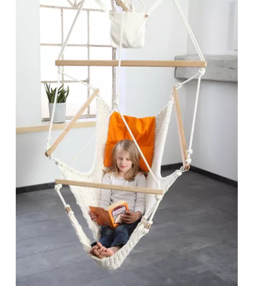 Traumschwinger L Set Plus from organic cotton with height adjustment
