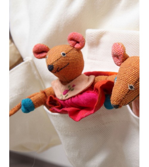 Bolsillo lateral S hecho de algodón para todos los columpios de sueño - Dimensiones: 56x18cm