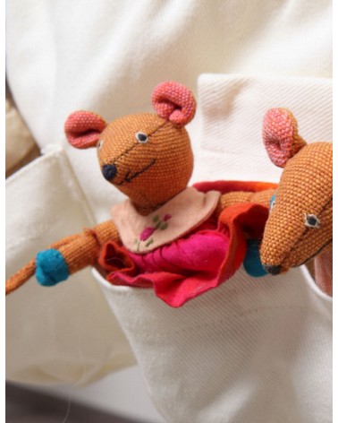 Side pocket S made of cotton for all dream swings - Dimensions: 56x18cm