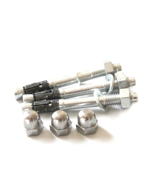 Fastening set concrete for mounting the stainless steel ceiling suspensions