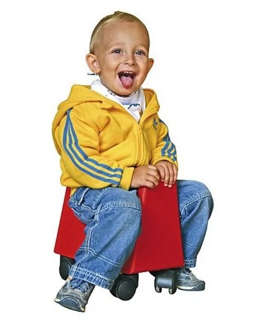 Slip car Soft Troller - Color: Red - Dimensions: 29x17x30cm - 59,80