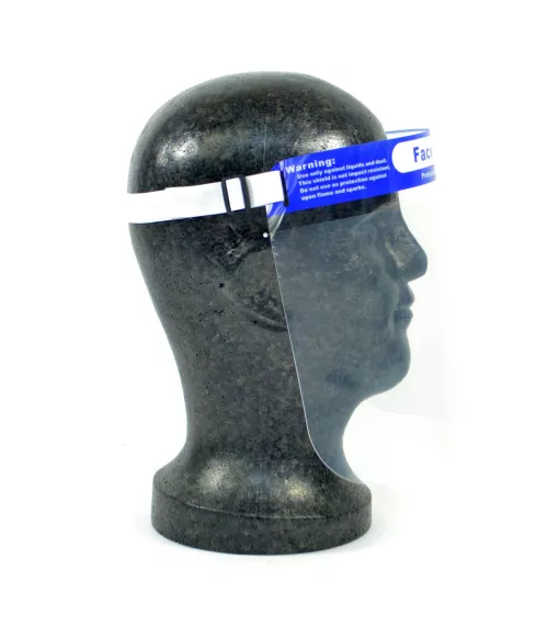 Visage facial transparent - bouclier facial - protection faciale, 33x22cm- Matériel: PET