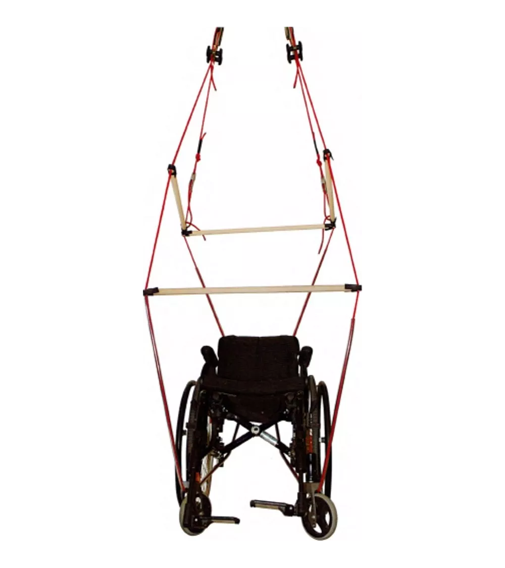 Mobile Rollstuhlschaukel für Kinder & Erwachsene inkl. Montageanleitung und Transporttasche