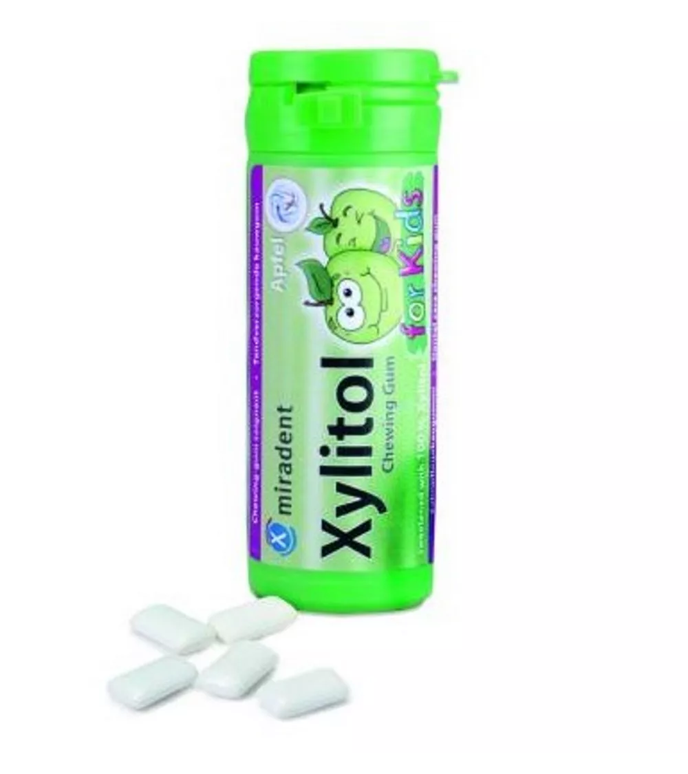 Xylitol gum for children with apple taste, 30 pieces - 3,60