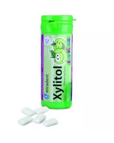 Xylitol gum for children with apple taste, 30 pieces - 3,60