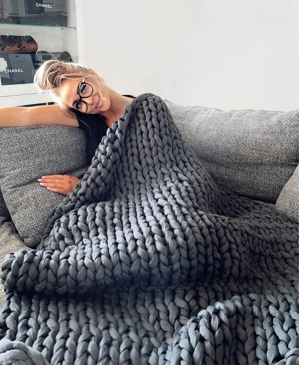Wellness mit Gewichtsdecke